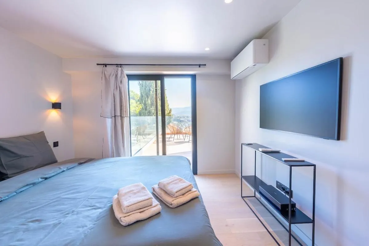 Sublime Villa D'Architecte, Piscine Et Parking نيس
