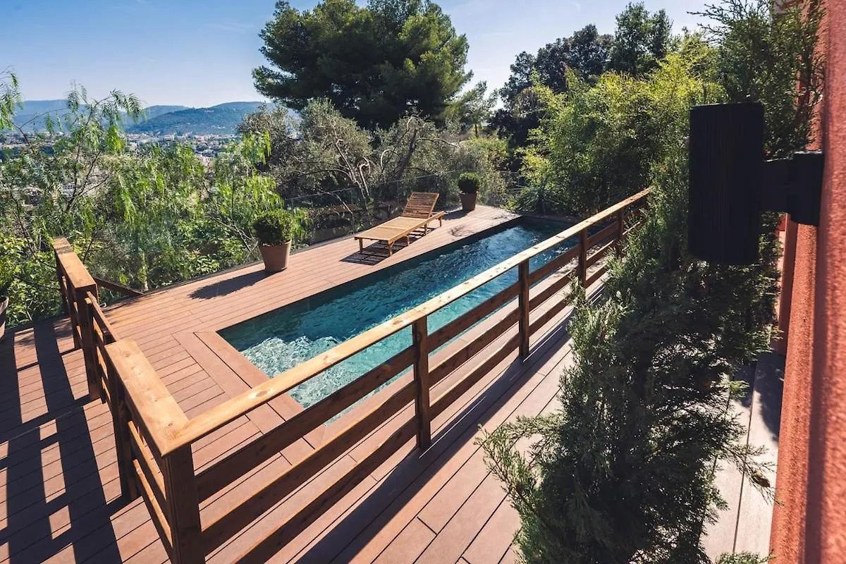Sublime Villa D'Architecte, Piscine Et Parking Ницца